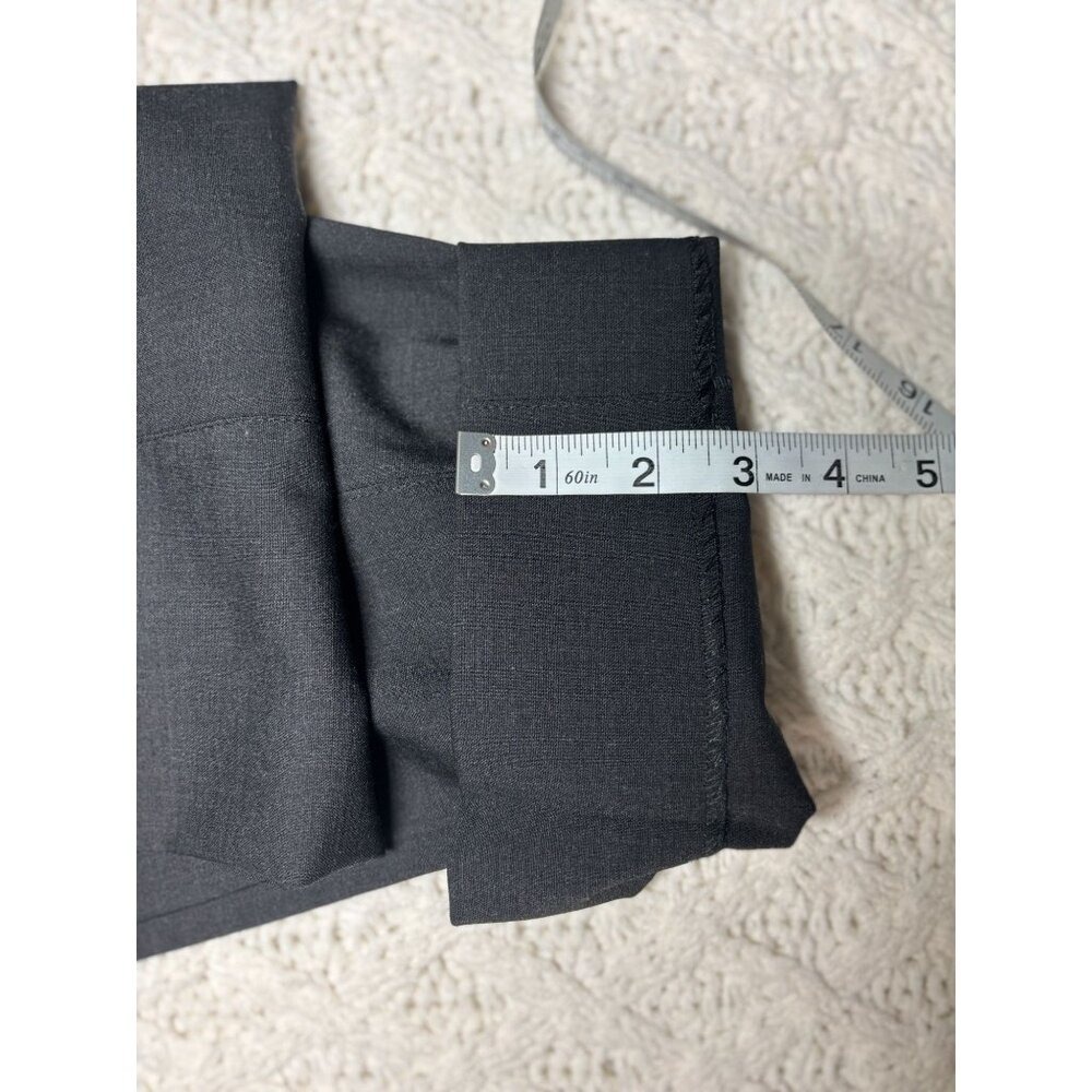 PT01 $395 Mens Pants Traveller Slim Fit 58EU W40" Wool Blend Charcoal Gray MINT - Picture 15 of 15